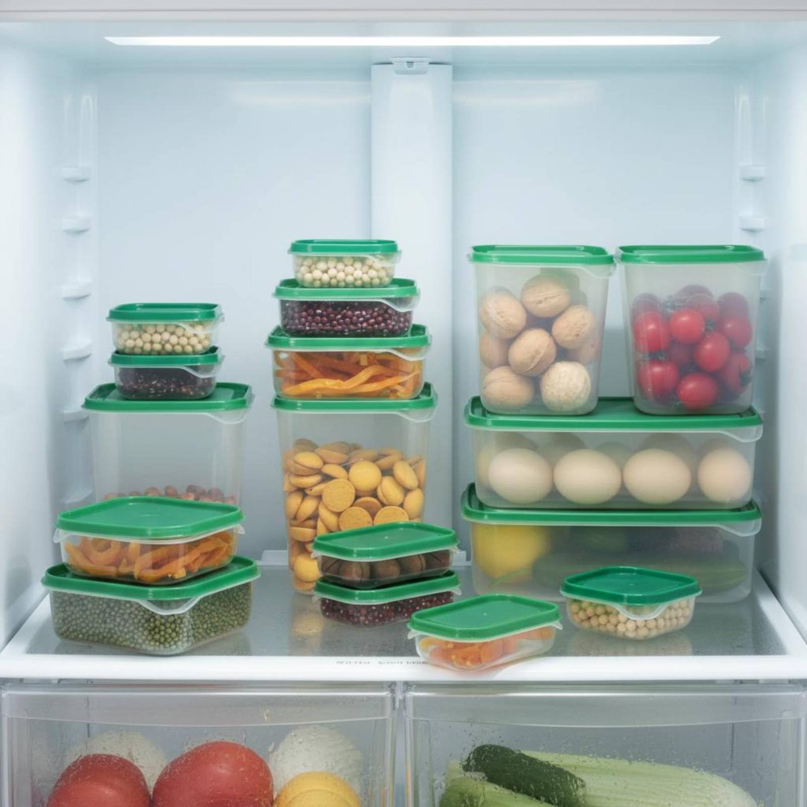 Food Storage And Container - 17-częściowy zestaw pojemników do przechowywania w