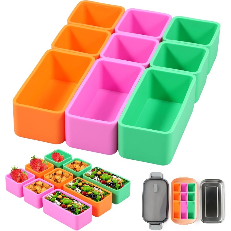 Food Storage Dividers - Silikonowe przegródki do pojemników na żywność