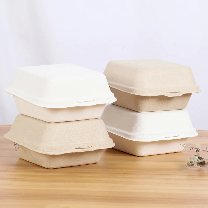 Food Storage Safety - 10/20 szt. jednorazowych, biodegradowalnych pudełek na
