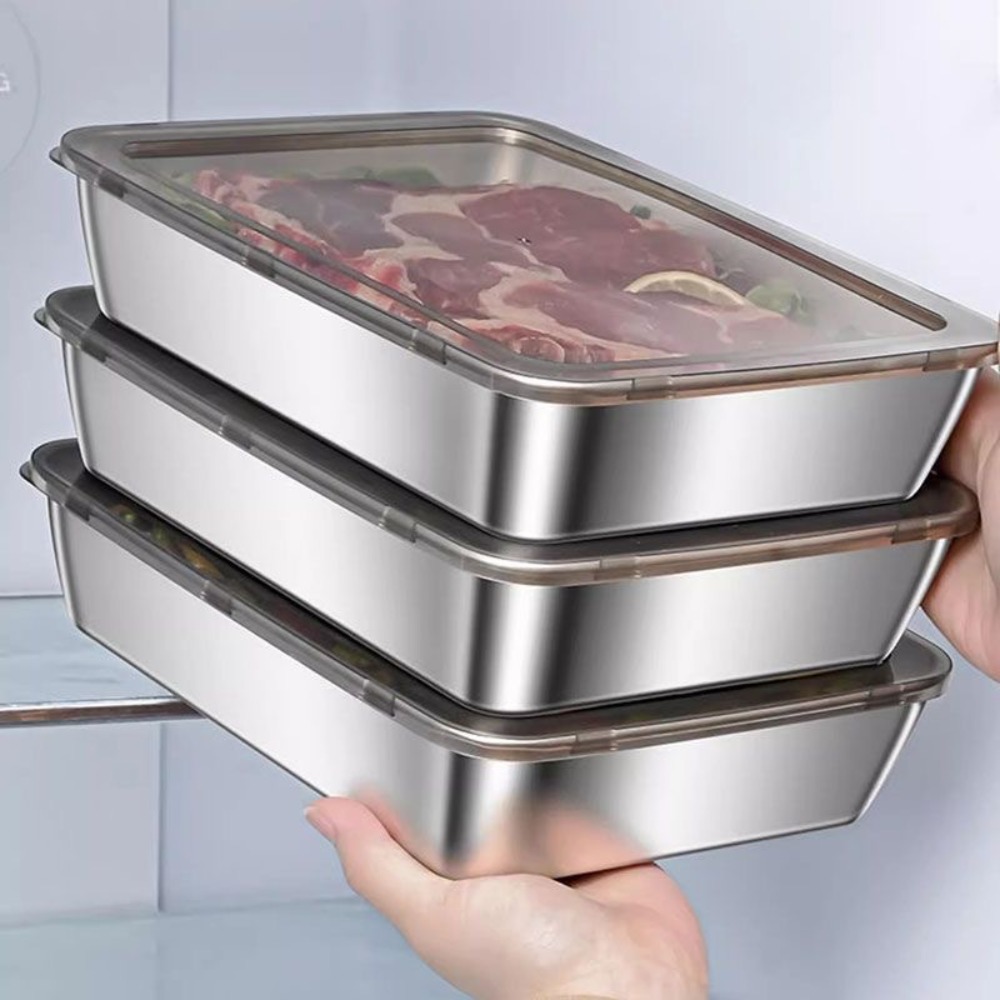 Food Storage Time - Taca do serwowania z pokrywką ze