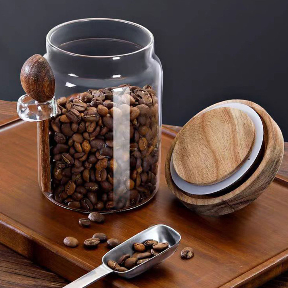 Food Storage With Glass Lids - Przezroczysty szklany pojemnik na żywność z