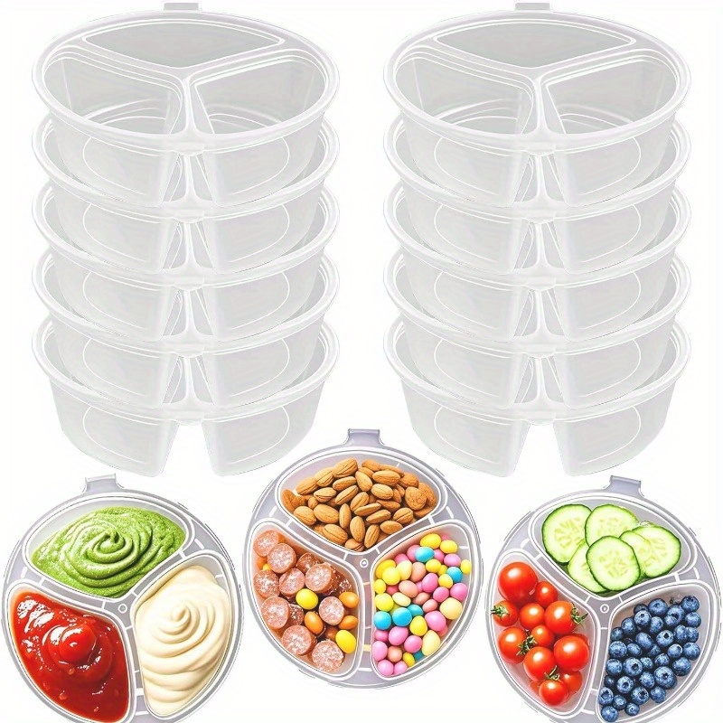 Food Storage Safety - Okrągłe jednorazowe pojemniki na żywność z