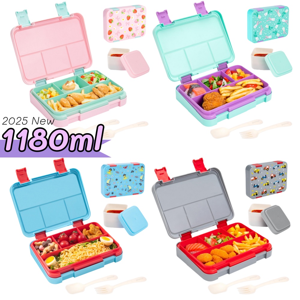 Food Storage Dividers - Zestaw pojemników na lunch Bento 40oz