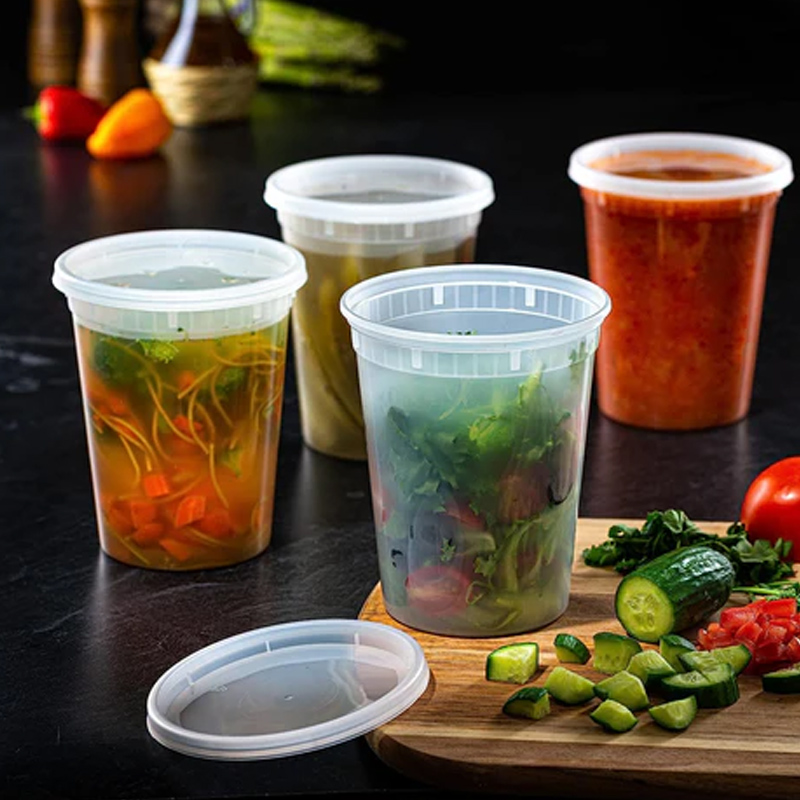 Food Storage Safety - Pojemniki do przechowywania żywności z pokrywkami