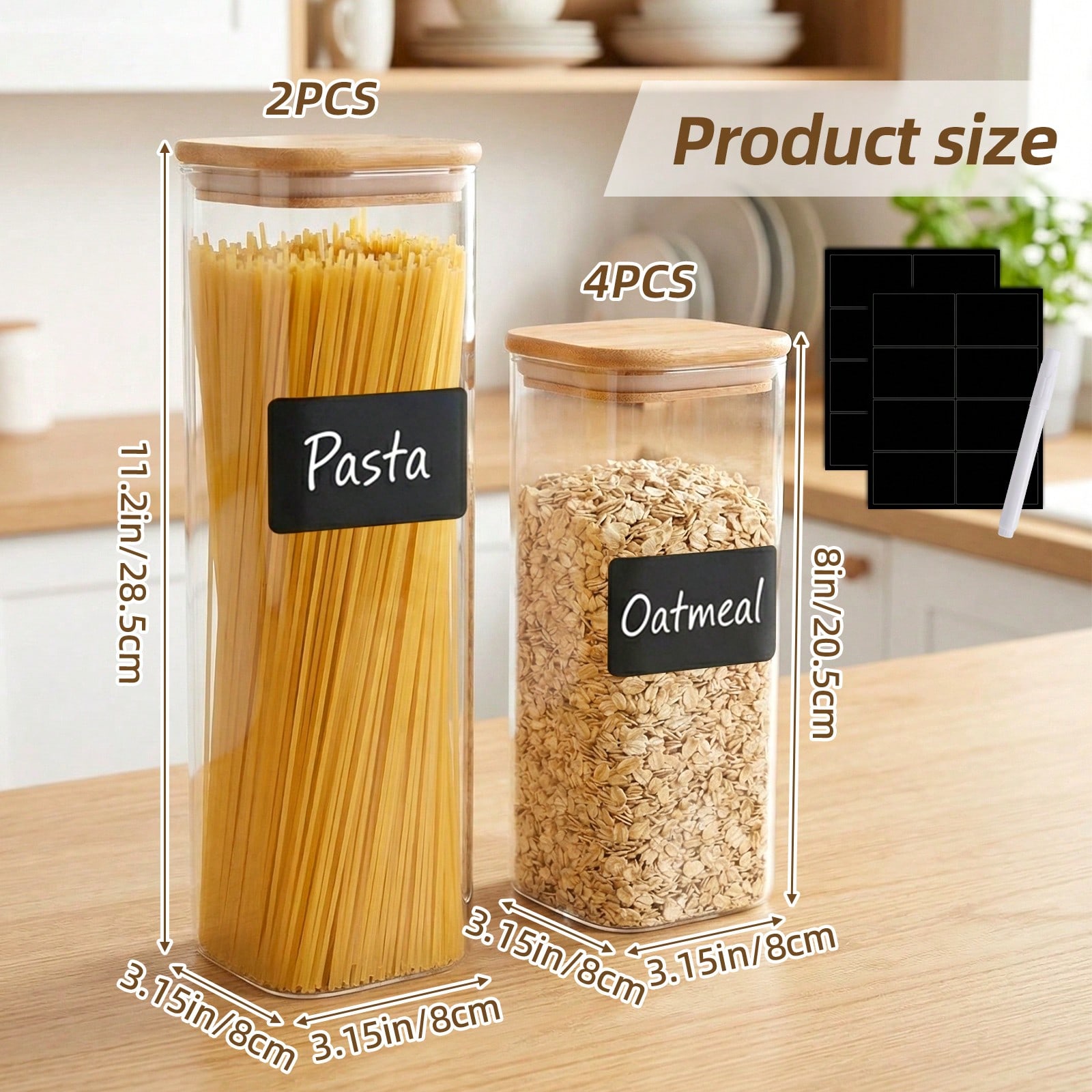 6/12 sztuk szklanych pojemnikó – Food Storage With Glass Lids recenzja i cena