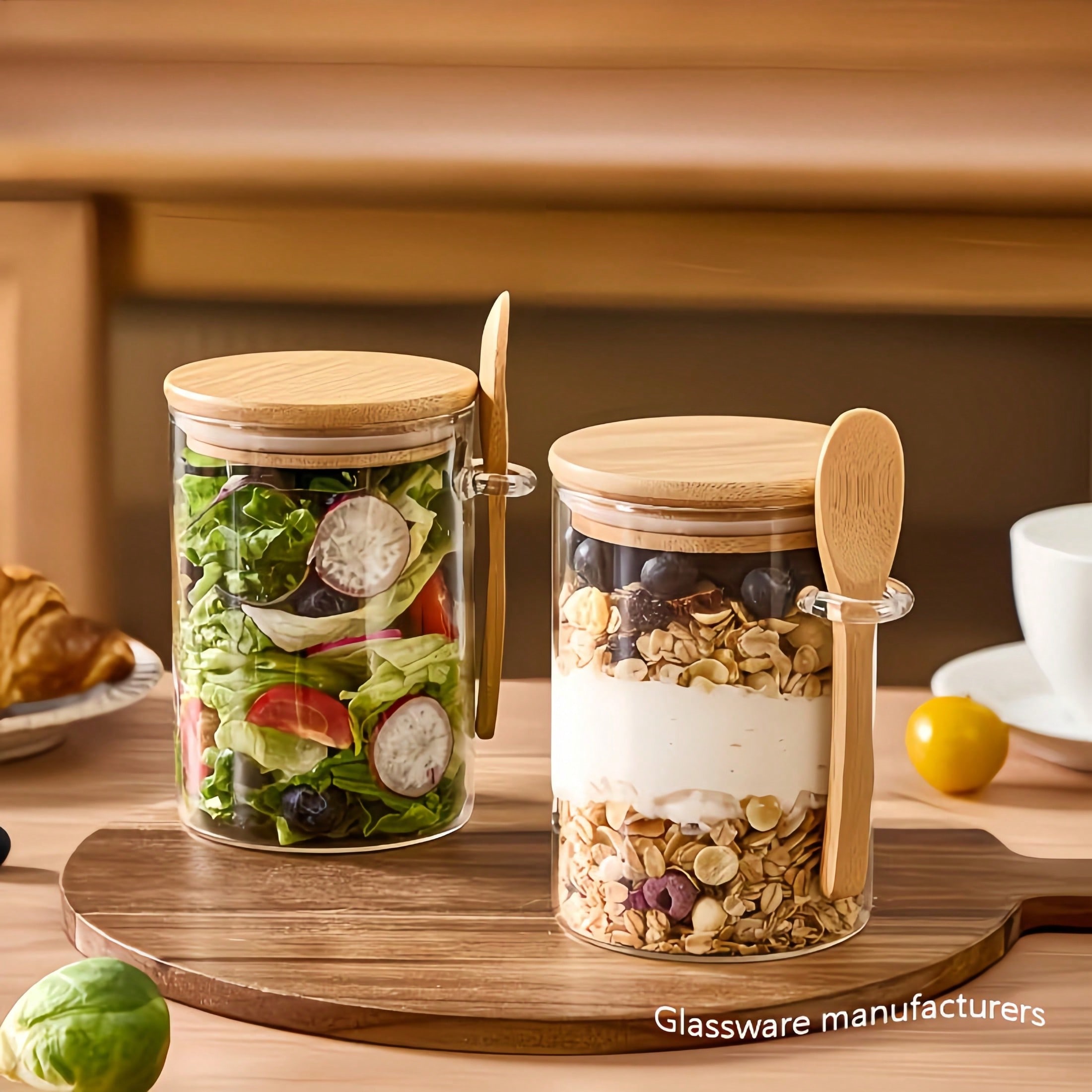 4-częściowy zestaw do przechow – Food Storage With Glass Lids recenzja i cena