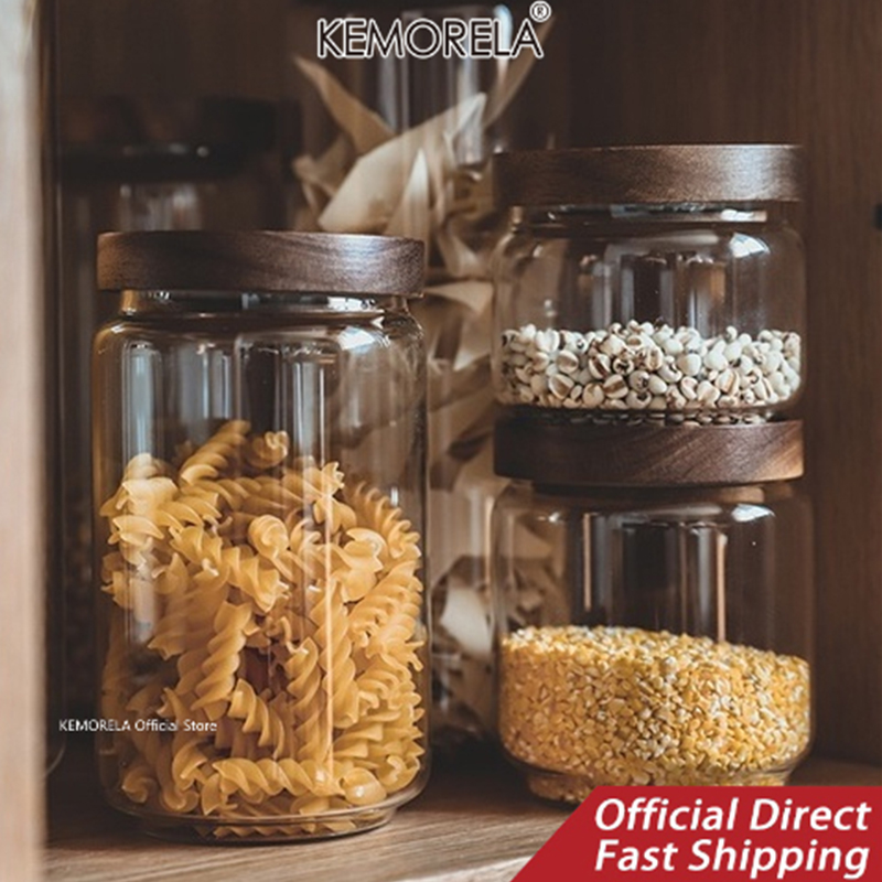 Drewniana pokrywka Szklany her – Food Storage With Glass Lids recenzja i cena