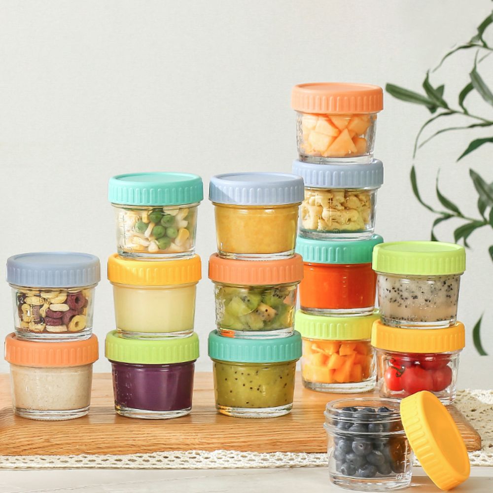 6 szt. Szklane słoiki na żywno – Food Storage With Glass Lids recenzja i cena
