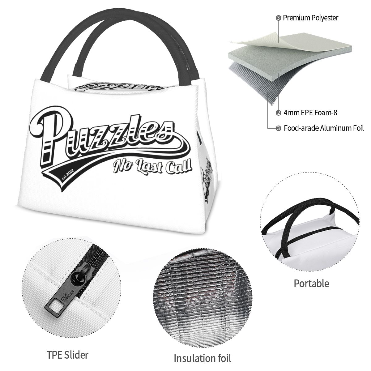 Torba na lunch Puzzle Bar How  – Food Storage How To recenzja i cena