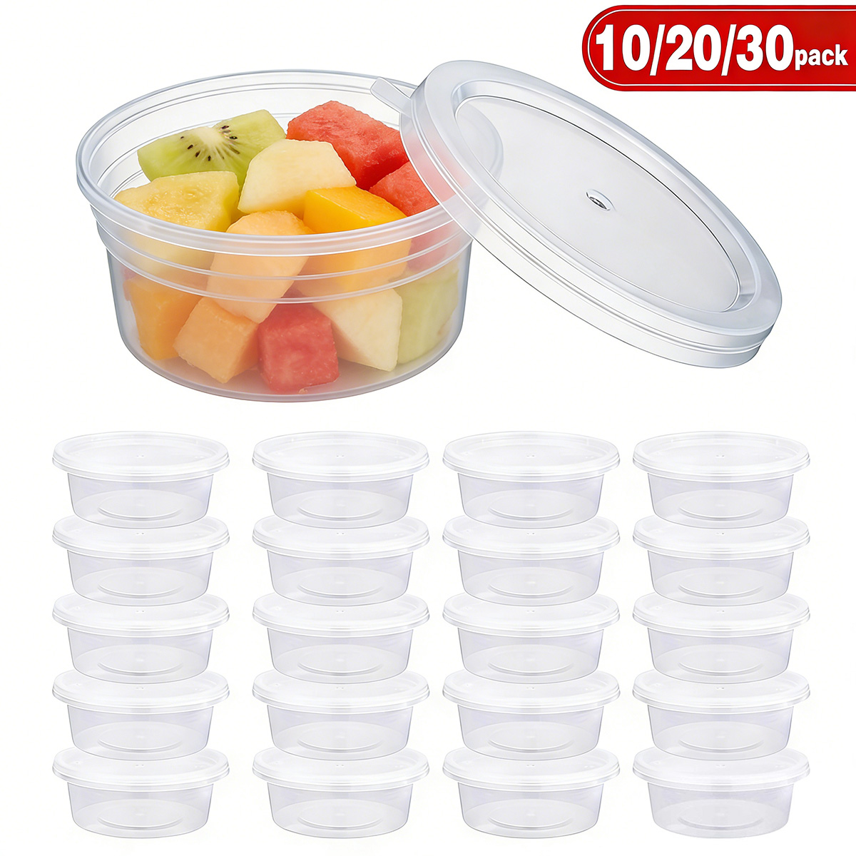 Zestaw 10/20/30 małych pojemni – Food Storage Time recenzja i cena