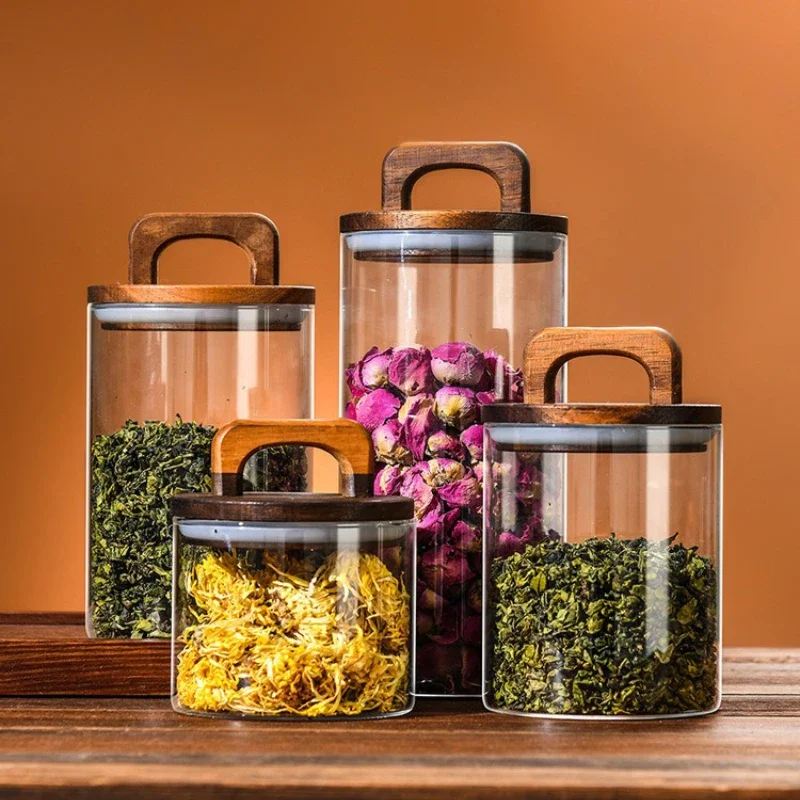 Przezroczysty szklany słoik z  – Food Storage With Glass Lids recenzja i cena