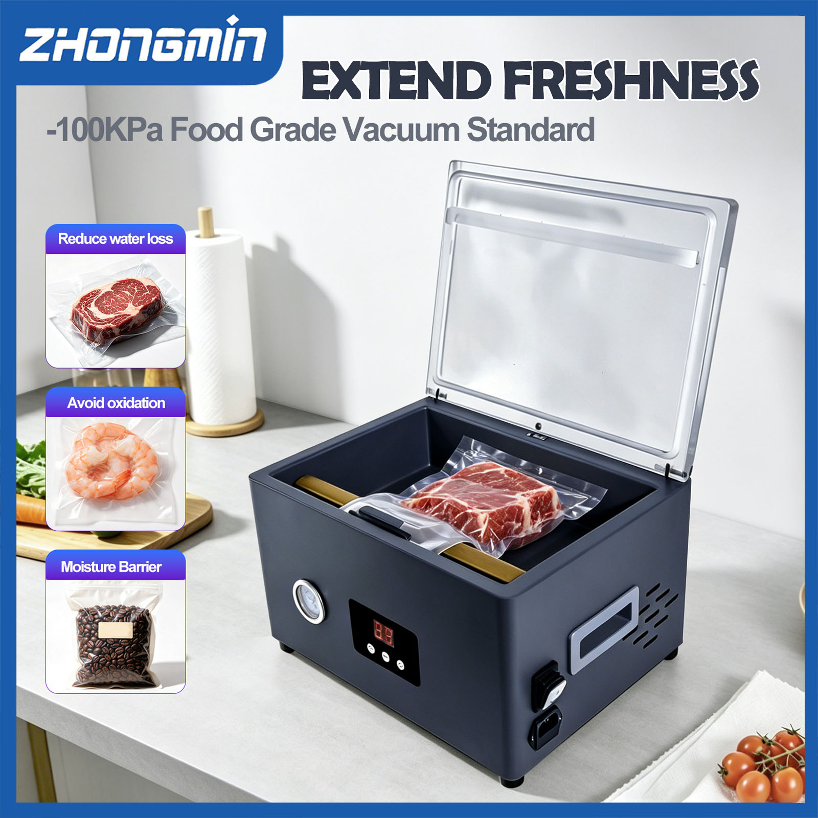 ZM-CVS300 – elektryczna, autom – Food Storage Machine recenzja i cena