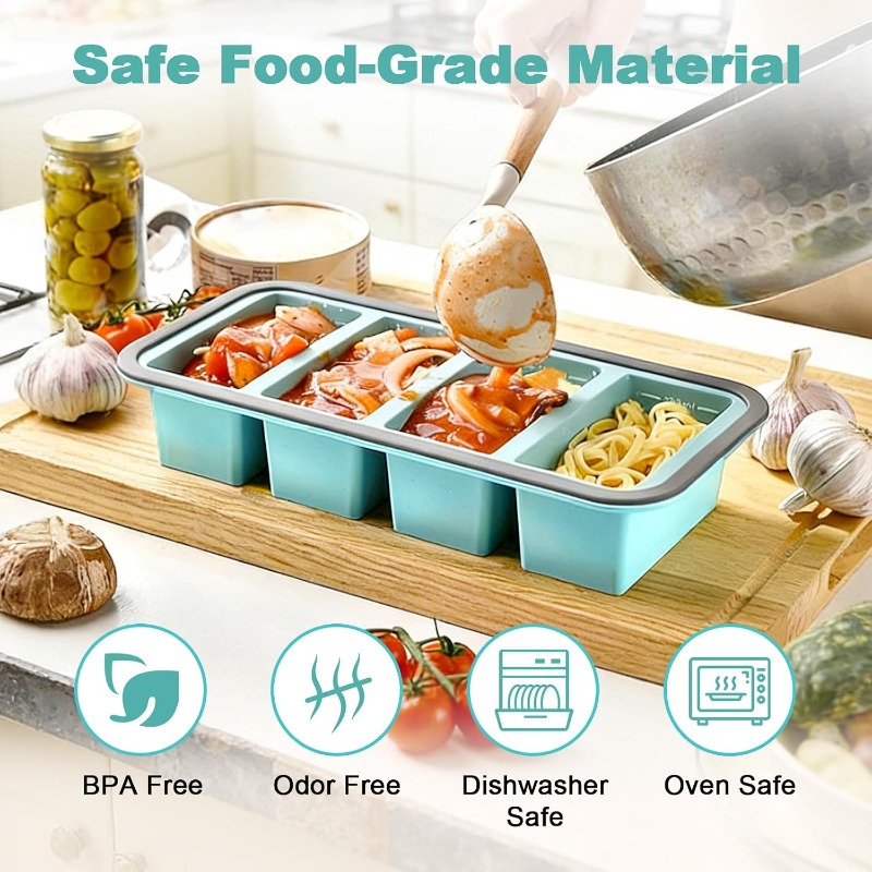 Silikonowe formy do zamrażarki – Food Storage Large recenzja i cena