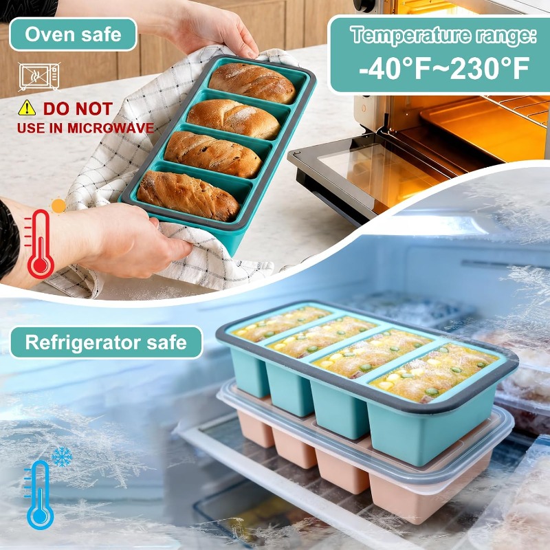 Silikonowe formy do zamrażarki – Food Storage Large recenzja i cena