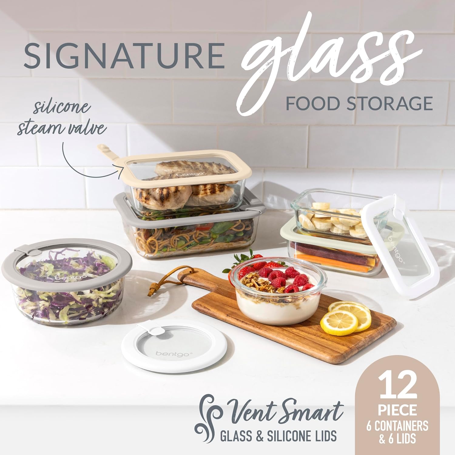 Szklane pojemniki na żywność z – Food Storage With Glass Lids recenzja i cena