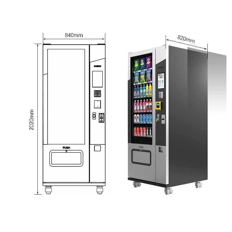 Automat sprzedający w centrach – Food Storage Zone recenzja i cena
