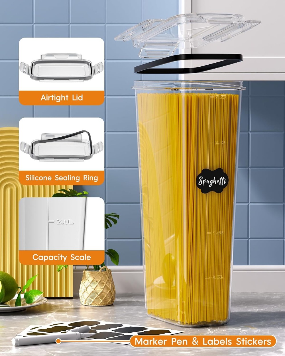24 szt. Hermetyczne pojemniki  – Food Storage And Container recenzja i cena