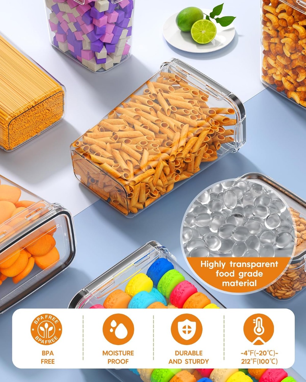 24 szt. Hermetyczne pojemniki  – Food Storage And Container recenzja i cena