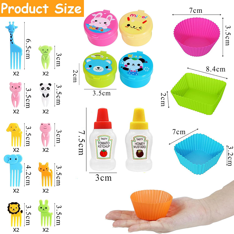 Mini widelce do owoców dla dzi – Food Storage Dividers recenzja i cena