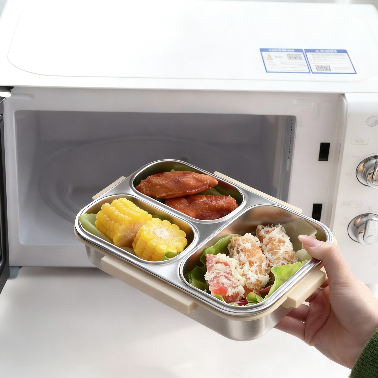 Duży, pojemny, kreskówkowy lun – Food Storage Dividers recenzja i cena